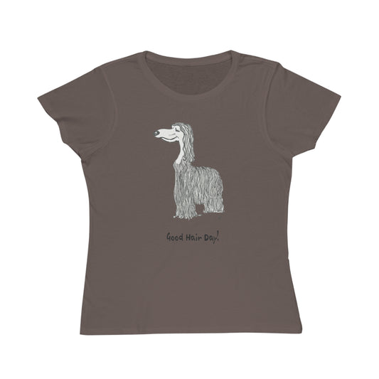 100% Organic Women's Classic T-Shirt - "Good Hair Day!" Dog