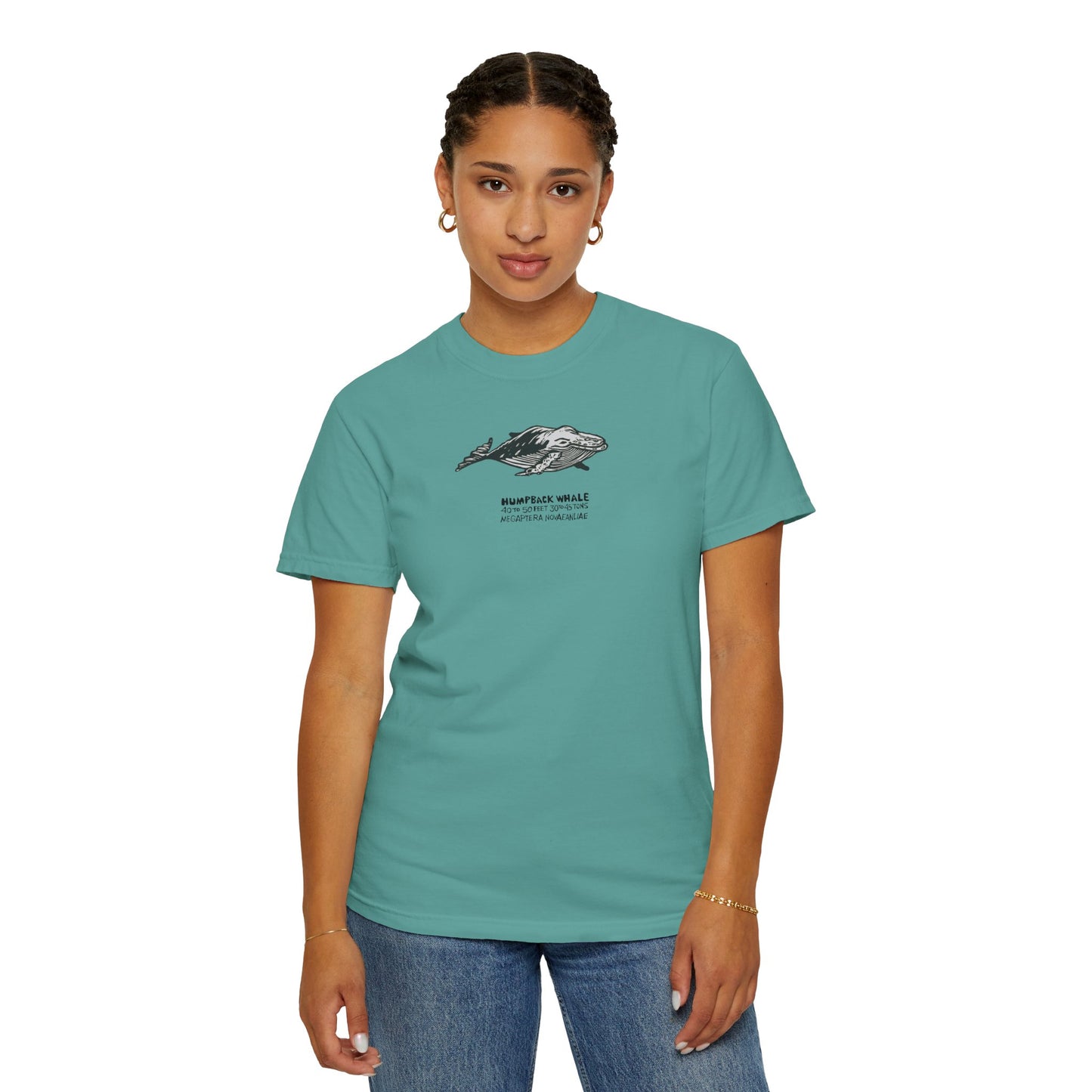 Unisex Garment Dyed Cotton T-Shirt: Humpback Whale