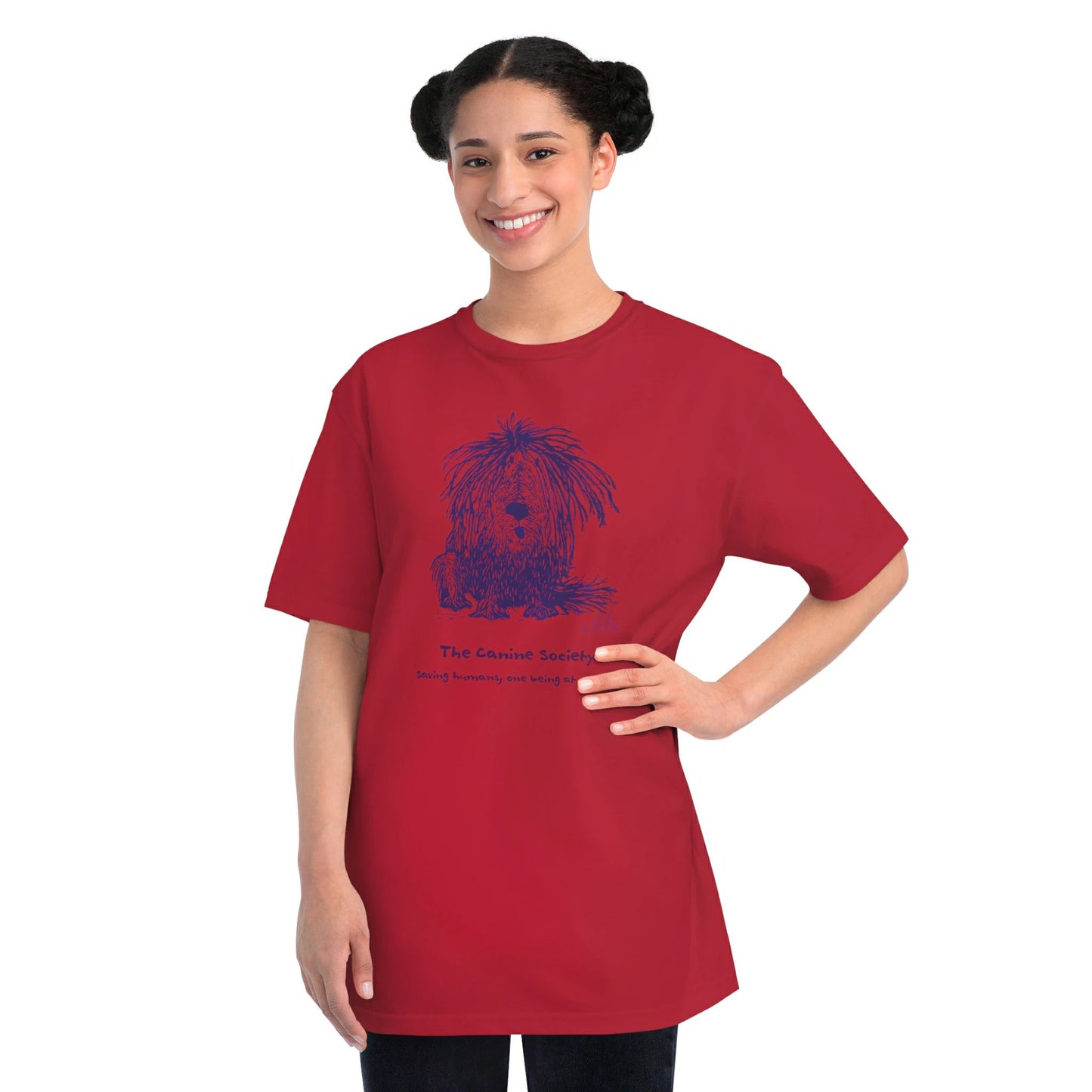 Organic Unisex Classic TShirt Red Woman