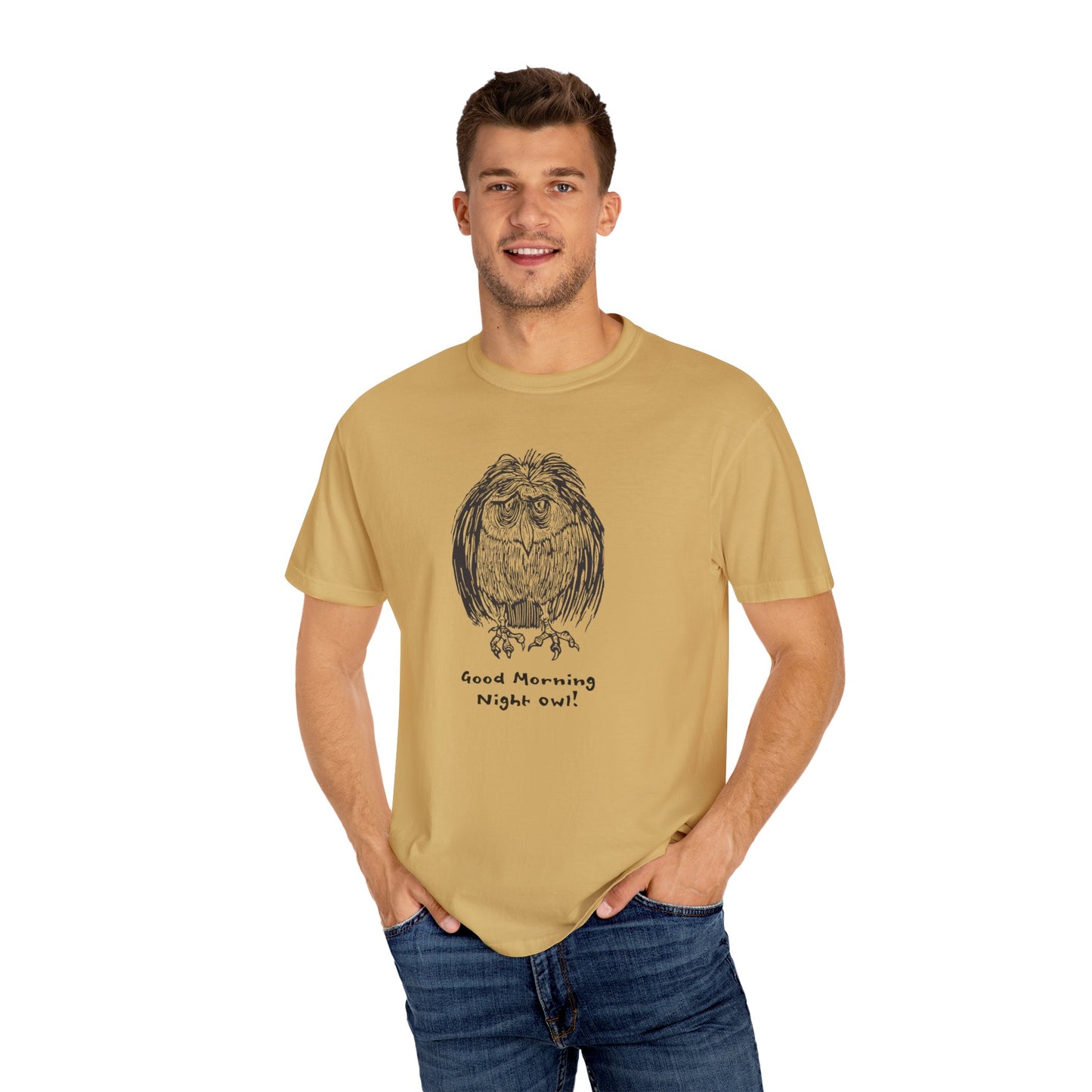 Sustainable Unisex US Cotton T-Shirt: Night Owl