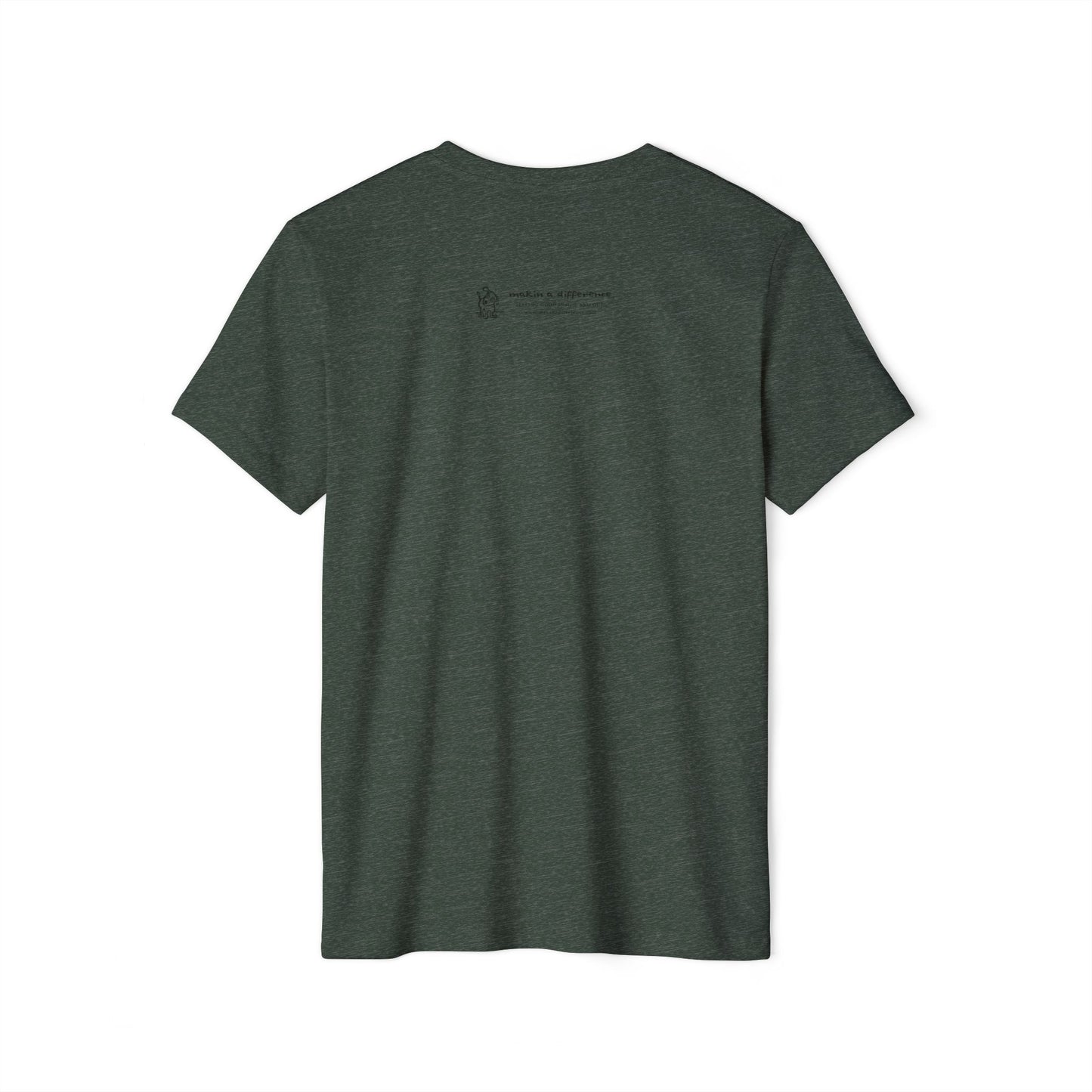 Sustainable Unisex Recycled Organic T-Shirt: No Worries Bird