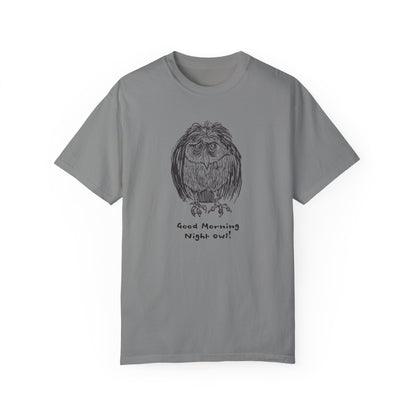 Sustainable Unisex US Cotton T-Shirt: Night Owl