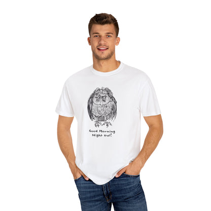 Sustainable Unisex US Cotton T-Shirt: Night Owl