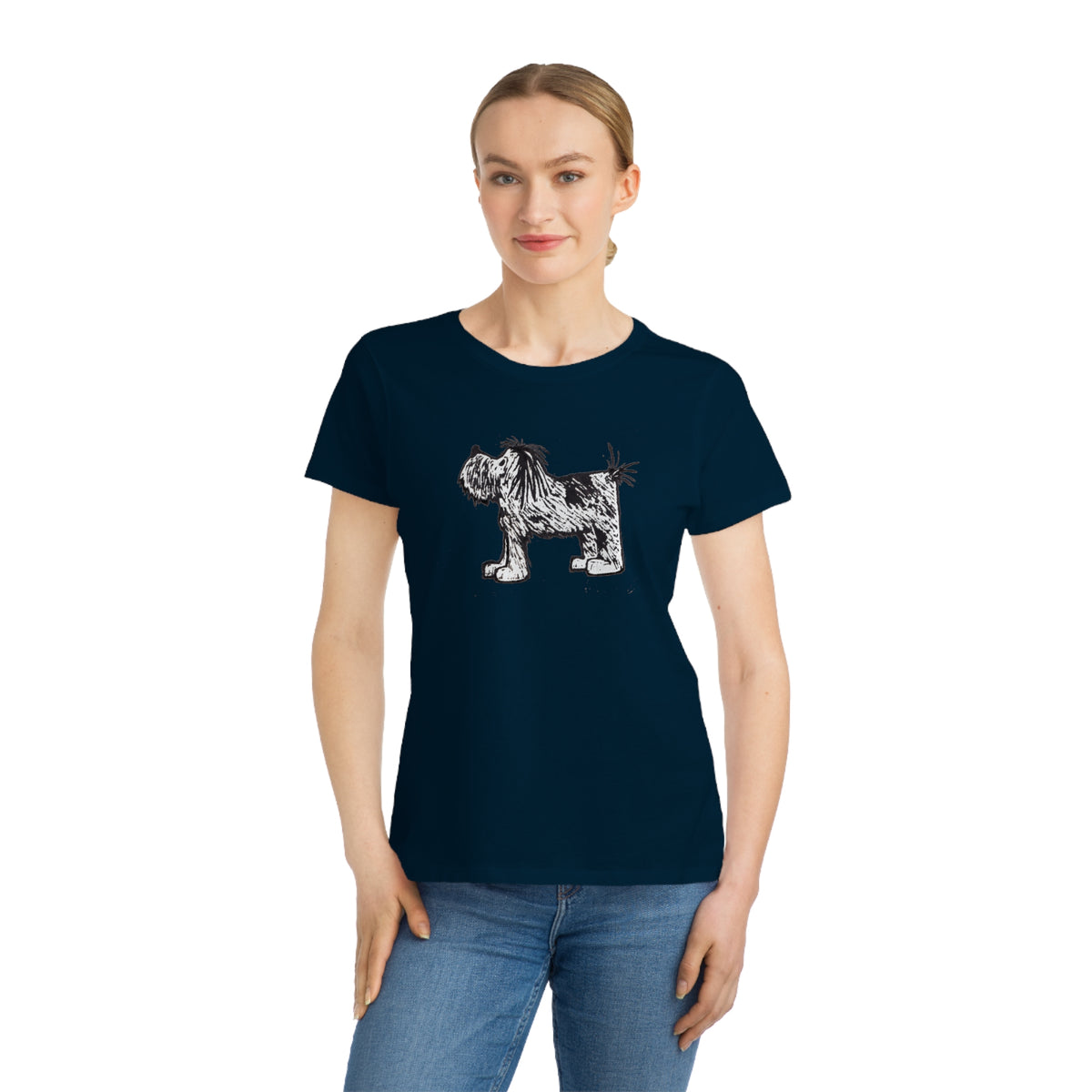 100% Organic Women's Classic T-Shirt - Humaneness Verification Dog