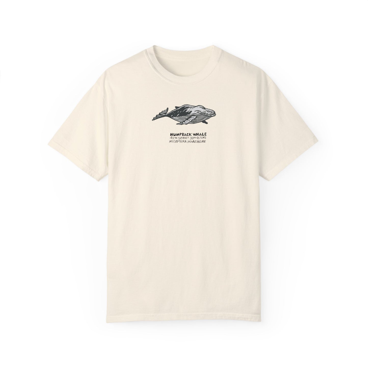 Unisex Garment Dyed Cotton T-Shirt: Humpback Whale