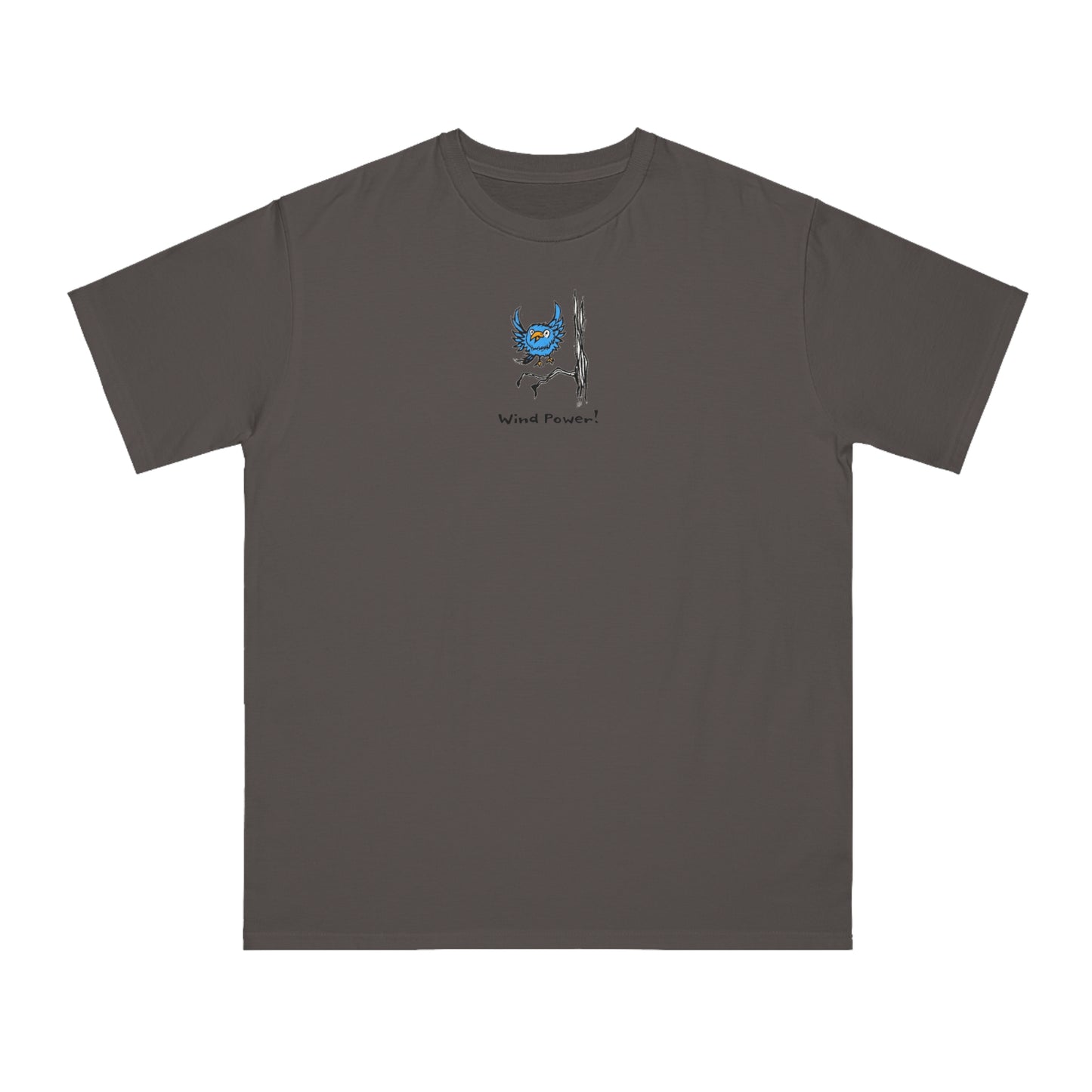 Organic Unisex Classic T-Shirt: Wind Power Bird