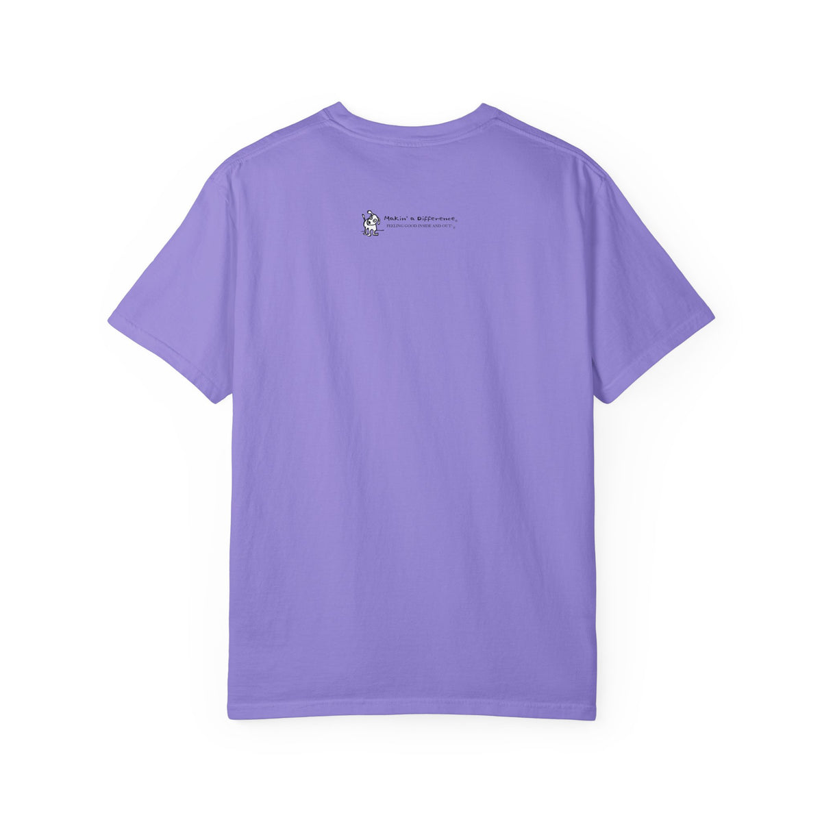 Unisex Garment Dyed T-Shirt: Humaneness Verification Dog