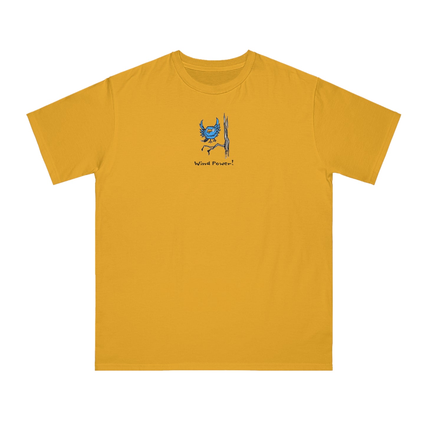 Organic Unisex Classic T-Shirt: Wind Power Bird