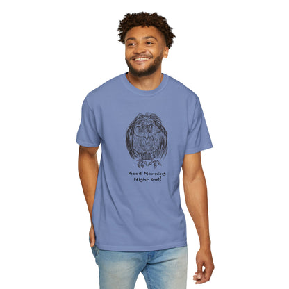 Sustainable Unisex US Cotton T-Shirt: Night Owl