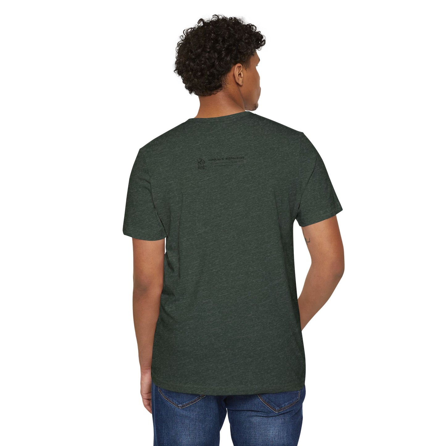 Sustainable Unisex Recycled Organic T-Shirt: No Worries Bird