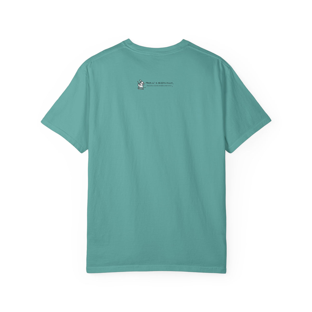 Unisex Garment Dyed T-Shirt: Humaneness Verification Dog