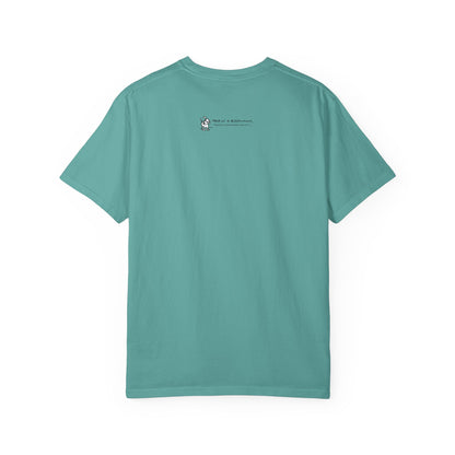 Unisex Garment Dyed T-Shirt: Humaneness Verification Dog