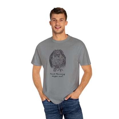 Sustainable Unisex US Cotton T-Shirt: Night Owl