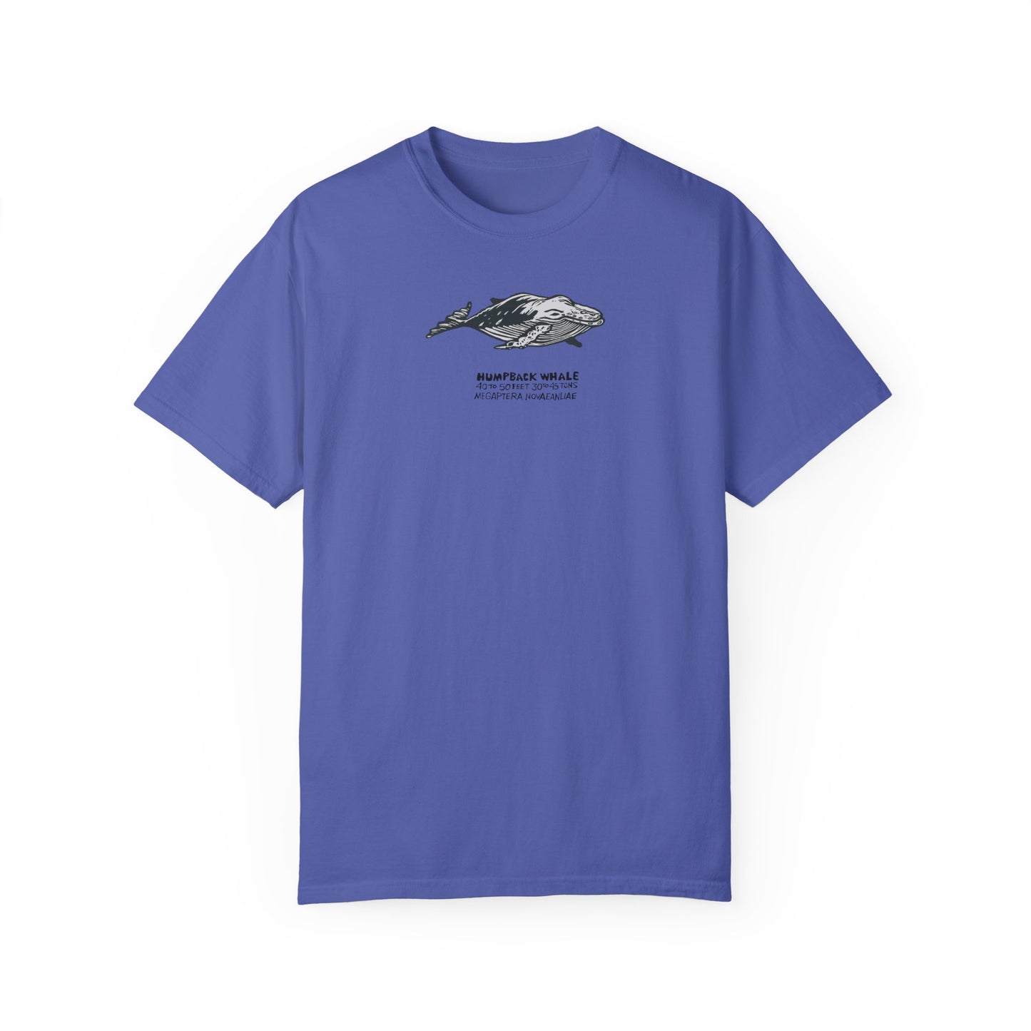 Unisex Garment Dyed Cotton T-Shirt: Humpback Whale