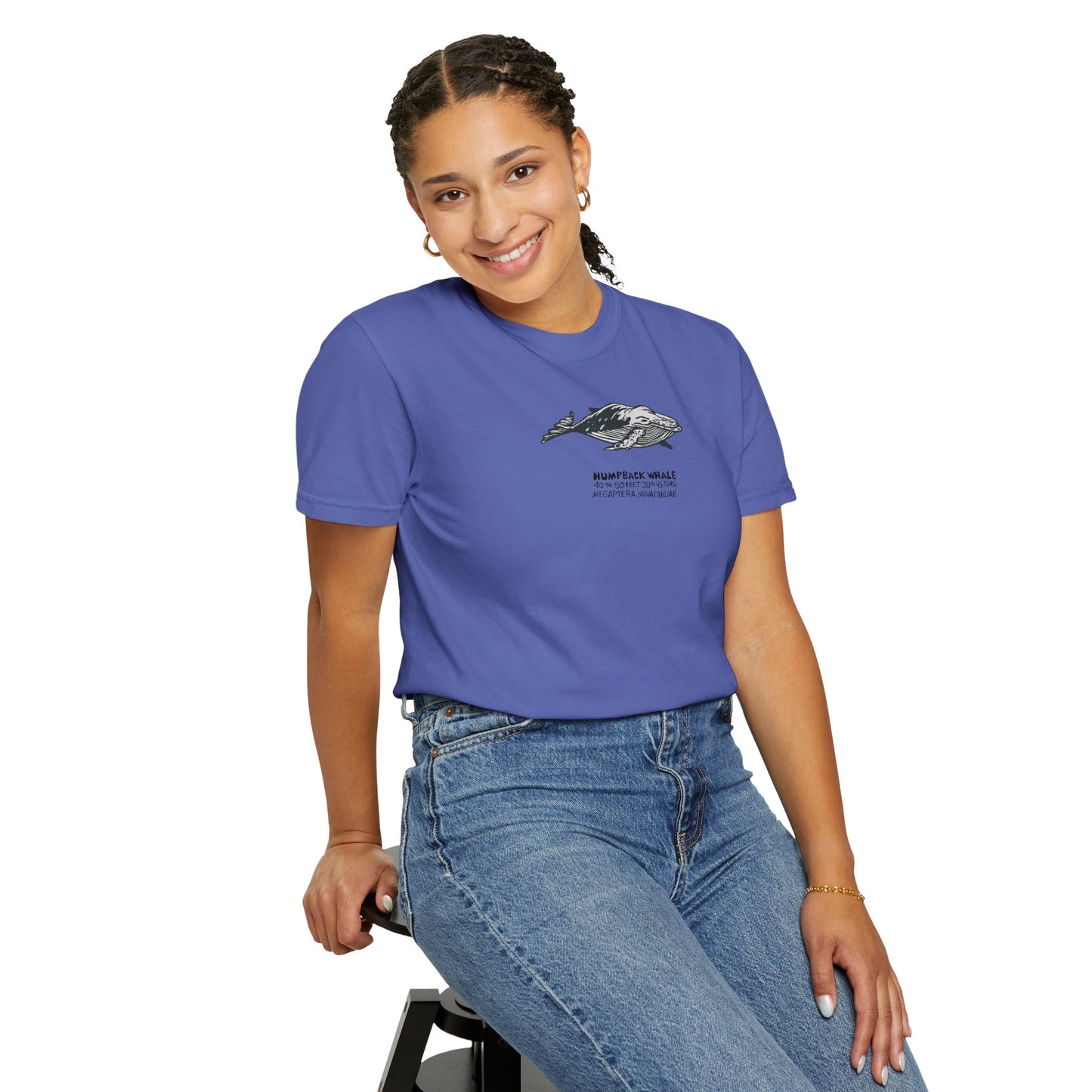 Unisex Garment Dyed Cotton T-Shirt: Humpback Whale