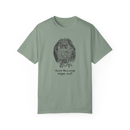 Sustainable Unisex US Cotton T-Shirt: Night Owl