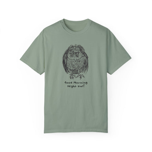 Sustainable Unisex US Cotton T-Shirt: Night Owl