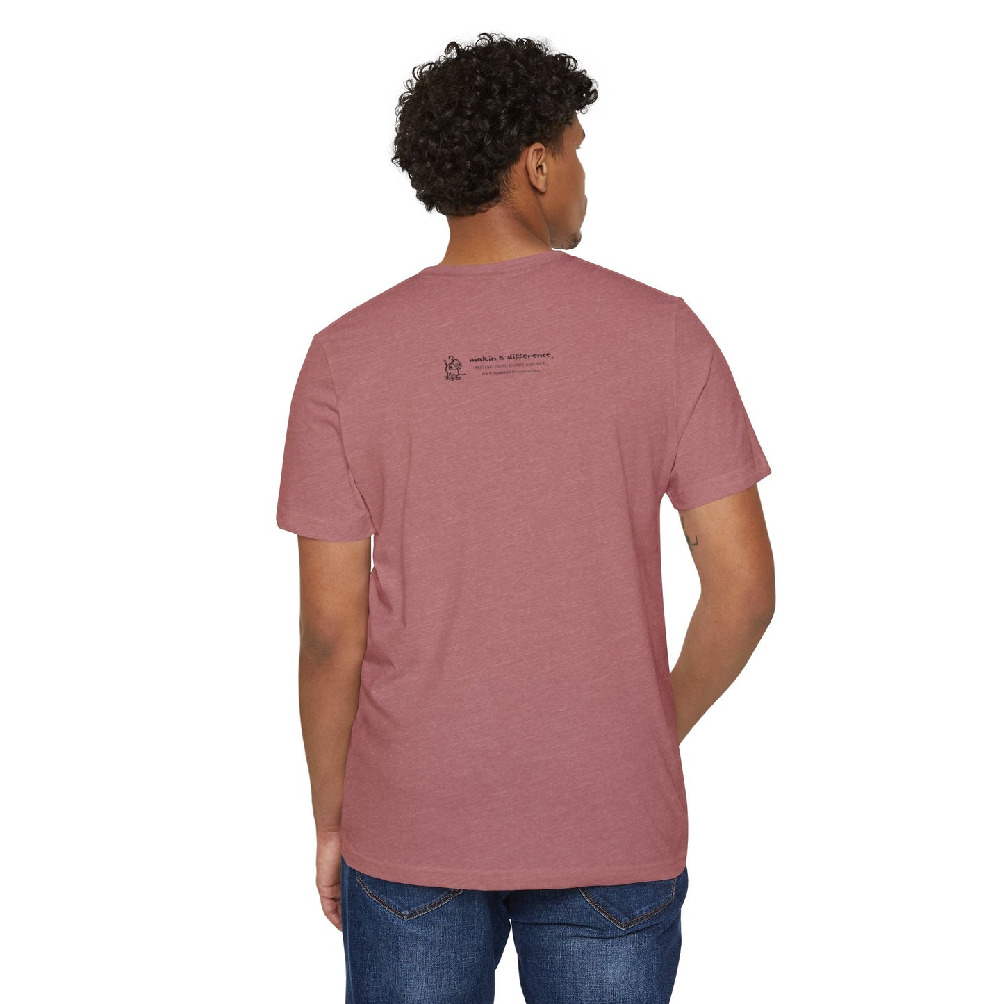 Sustainable Unisex Recycled Organic T-Shirt: No Worries Bird