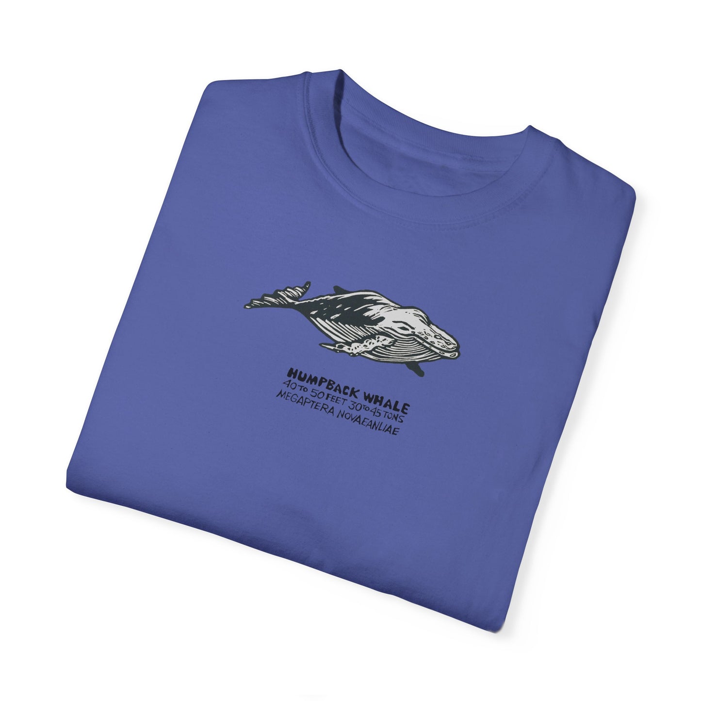 Unisex Garment Dyed Cotton T-Shirt: Humpback Whale