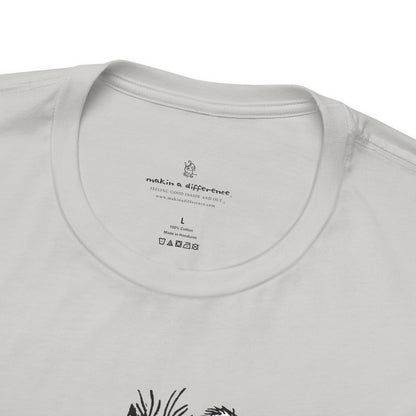 Power of Meow Unisex Short Sleeve Tee Wholesale - Ethically Manufactured. Use Wholesale Order Form for current prices.