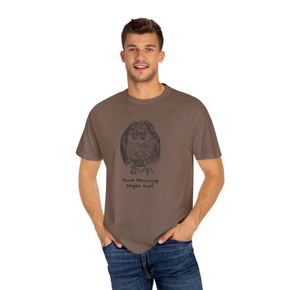 Sustainable Unisex US Cotton T-Shirt: Night Owl