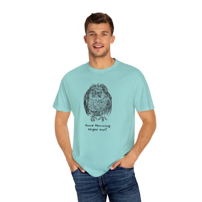 Sustainable Unisex US Cotton T-Shirt: Night Owl