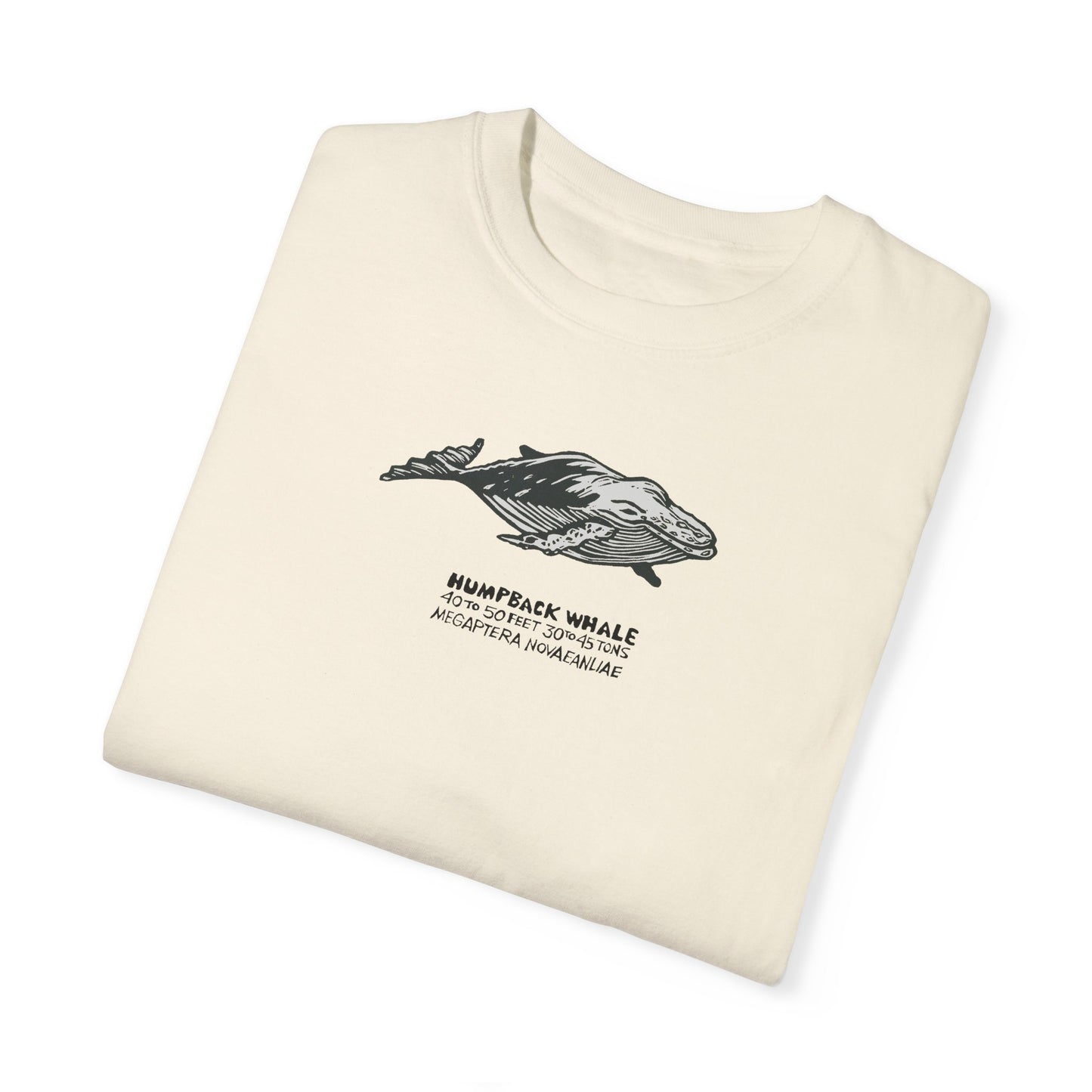 Unisex Garment Dyed Cotton T-Shirt: Humpback Whale
