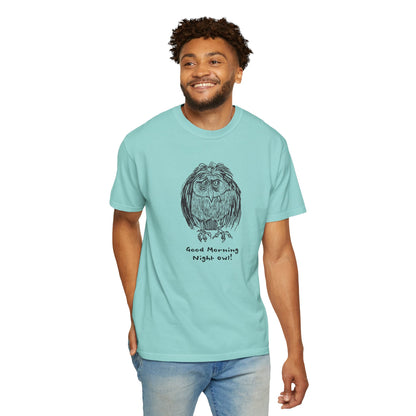 Sustainable Unisex US Cotton T-Shirt: Night Owl