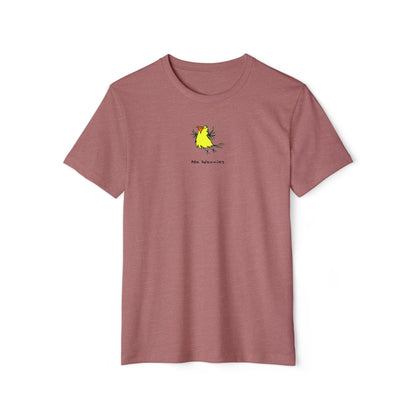 Sustainable Unisex Recycled Organic T-Shirt: No Worries Bird