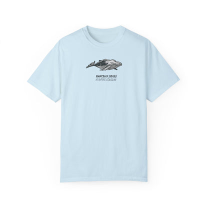 Unisex Garment Dyed Cotton T-Shirt: Humpback Whale