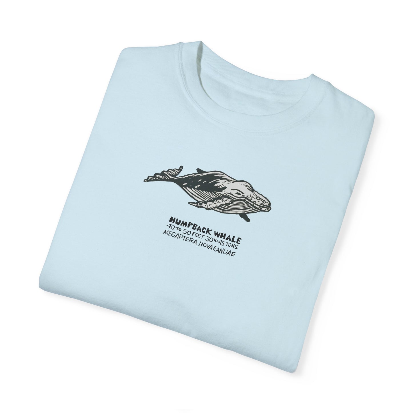 Unisex Garment Dyed Cotton T-Shirt: Humpback Whale