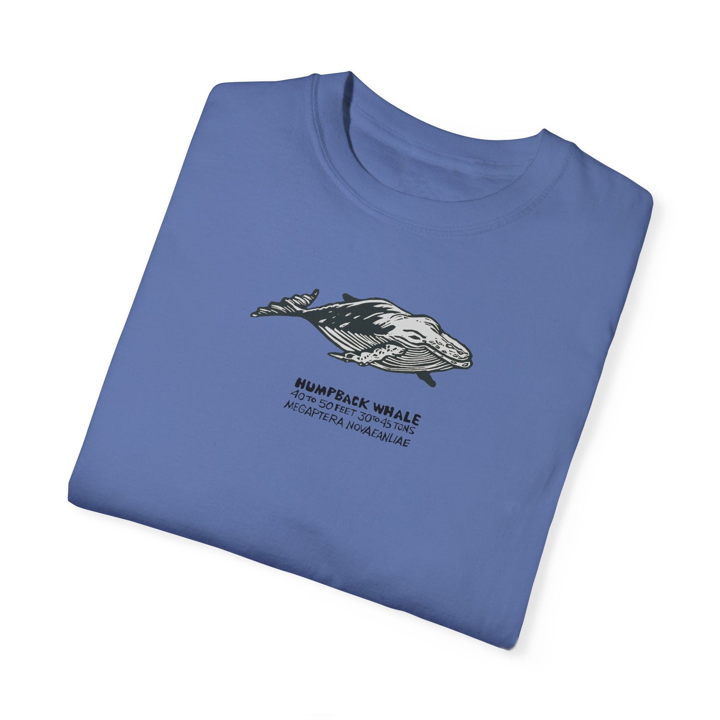 Unisex Garment Dyed Cotton T-Shirt: Humpback Whale