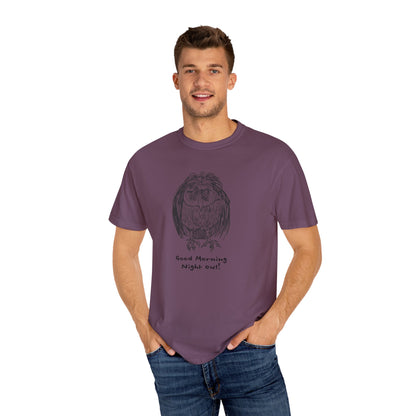 Sustainable Unisex US Cotton T-Shirt: Night Owl