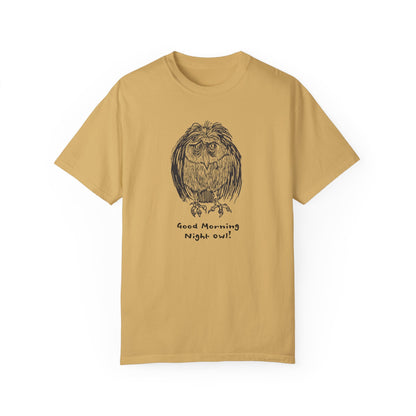 Sustainable Unisex US Cotton T-Shirt: Night Owl