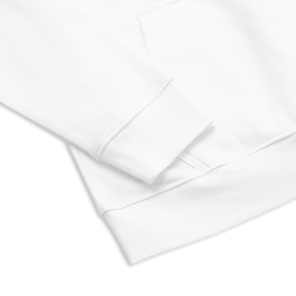 Sustainable Unisex White Eco Raglan Hoodie - Alpaca!